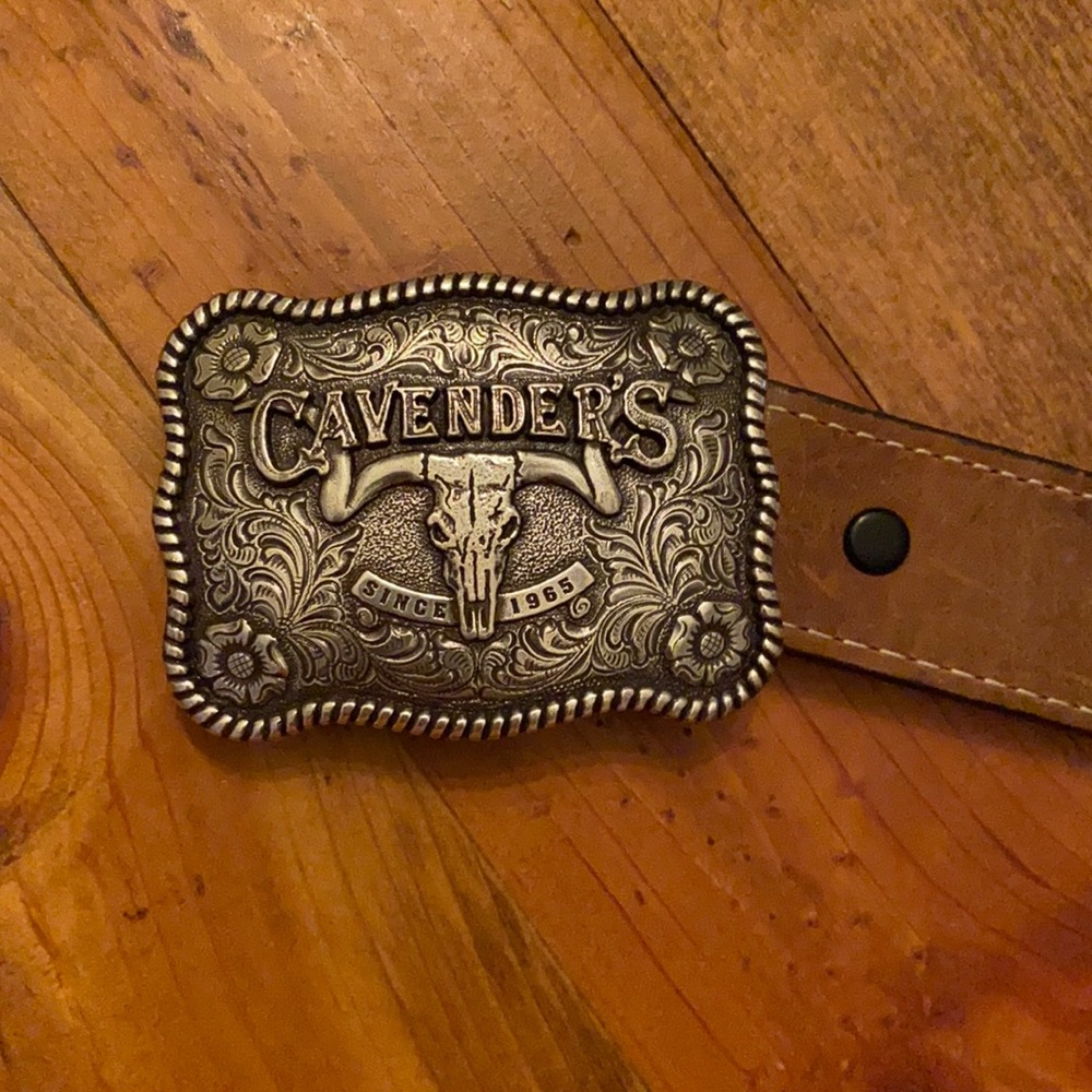 Cavenders Western leather Belt